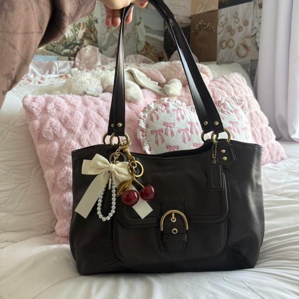 Y2K Coach Chocolate Brown Tote Bag/Purse
